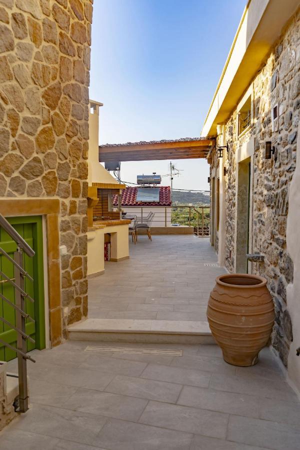 Aggel'S House - Stone House - Private Pool - Courtyard - Countryside Views Villa Kato Episkopi Bagian luar foto