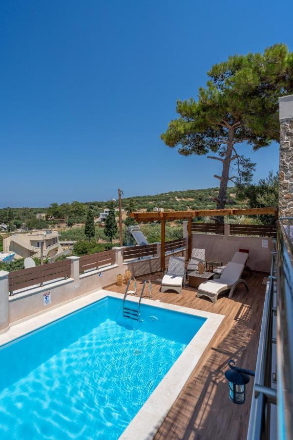 Aggel'S House - Stone House - Private Pool - Courtyard - Countryside Views Villa Kato Episkopi Bagian luar foto