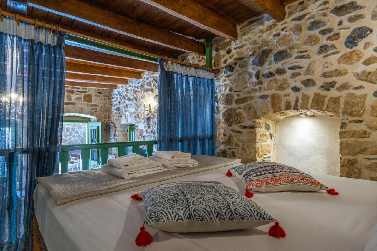 Aggel'S House - Stone House - Private Pool - Courtyard - Countryside Views Villa Kato Episkopi Bagian luar foto